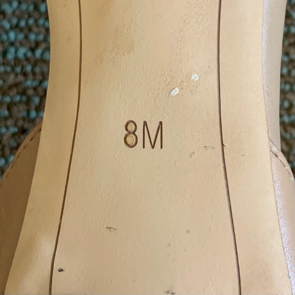 Sam Edelman Beige Okala Ankle Strap Pointed Toe Dress Pumps Heels, size 8 EU 39 - Picture 9 of 12